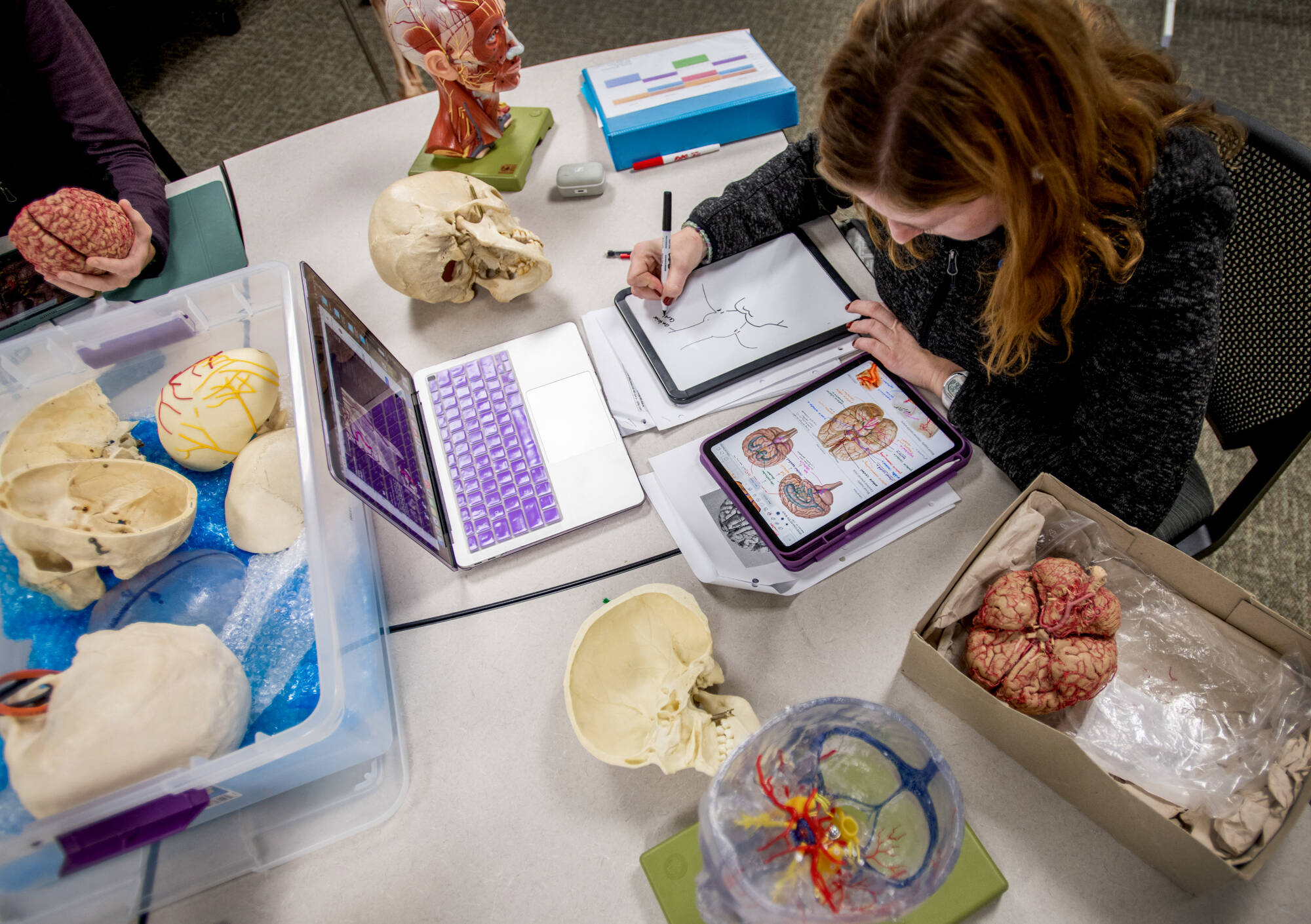 NMC Student Studying